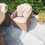 Rattan Garden Table & Chairs in fantastic condition Image 3