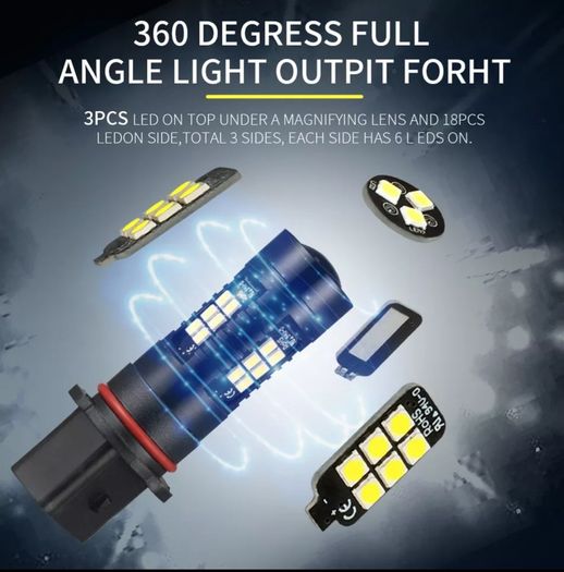 2x P13W led Bulbs PSX26W SP13W SH24W 15W LED Fog Daytime Running Light For Skoda Yeti 5L 508 For Audi A4 B8 (CA219x2)