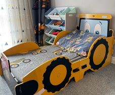 JCB Junior Toddler Bed, Tractor Bed