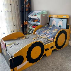JCB Junior Toddler Bed, Tractor Bed