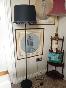 black habitat floor lamp