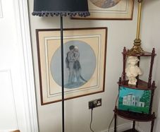black habitat floor lamp