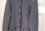 Black and white knitwear cardi/ jacket