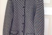 Black and white knitwear cardi/ jacket
