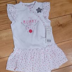 F&F Babygrow with skirt attached Age 12-18 months
