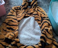 tiger snuddie size small medium