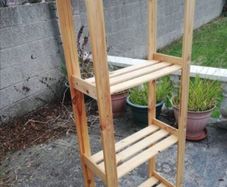 Wooden shelf