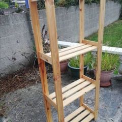 Wooden shelf
