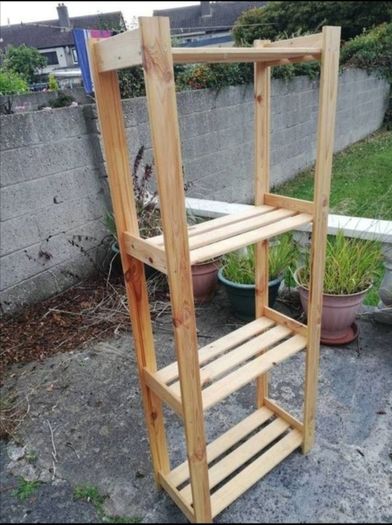 Wooden shelf