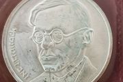 1980 Proof Israel Zeev Jabotinsky Centenary 90% Silver 25 Shekel Coin