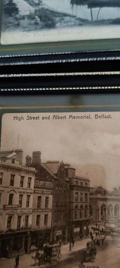 2 Framed Old Print  Of Northern Ireland