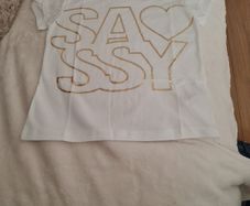 Girls white t-shirt.