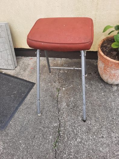 vintage foldable stool