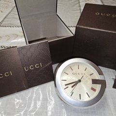 Gucci Analog Quartz Men Table Clock Vintage Original.