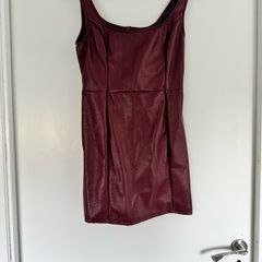 mini leather dress