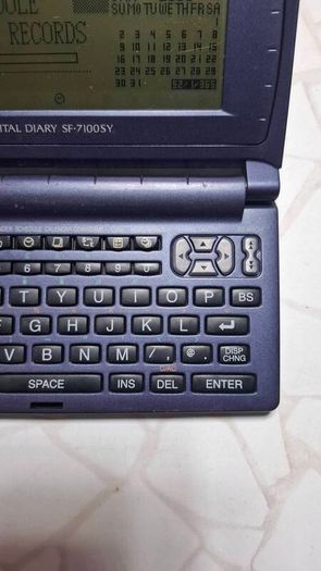 Casio Digital Diary SF-7100SY 1MBWorking