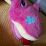 Large Pink Spotty Snake Teddy Image 2