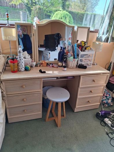 Dressing Table and Matching Locker