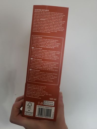 Scented diffuser CINNAMON new 100ml