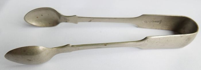 Antique Silver Plated Sugar Tongs