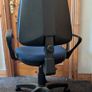 blue office chair Image 2