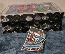 Rare Monster High Scary Salon Traveler Case Hard Cover Case With Inside Mirror