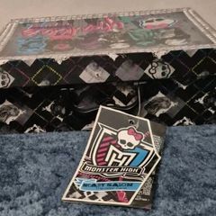 Rare Monster High Scary Salon Traveler Case Hard Cover Case With Inside Mirror