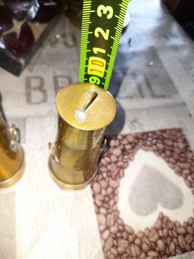 A Pair of Old Trench Art Brass, Postage Available or Collection on all my items