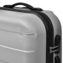 Three Piece Hardcase Trolley Set Silver Image 4