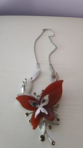 Red Butterfly Necklace