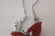 Red Butterfly Necklace
