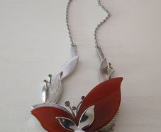 Red Butterfly Necklace