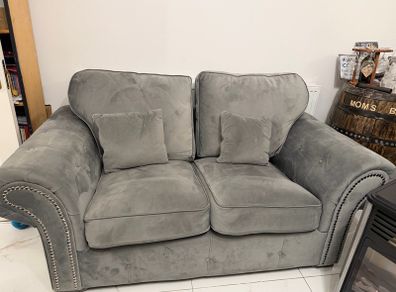 3 & 2 seater grey sofas