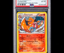 Charizard RC5/RC32 PSA 6 EX-MT Graded Holo Radiant Collection XY Generations 2016 Pokemon Card