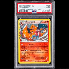 Charizard RC5/RC32 PSA 6 EX-MT Graded Holo Radiant Collection XY Generations 2016 Pokemon Card