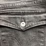 Mens Black Denim Levi 525 Straight Leg Jeans W36 L 29  includes Postage Image 6