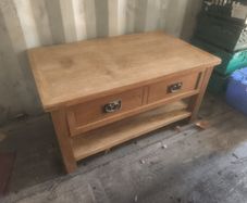 Oak coffee table