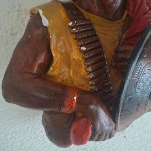 1960s Bossons 'Pathan' Chalkware Wall Plaque