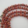 Vintage Venetian Style Tire Shape Eyes Glass Beads Necklace Image 5