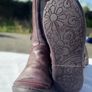 Gorgeous Full Leather Girls Boots Size UK 10 Image 3