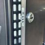 Heavy Duty Steel Door 860 x 90 x 2050 Charcoal with inner window BRAND NEW IN BOX Image 3