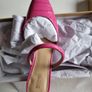 MICHAEL KORS Ladies Jessa Mule Kitten Heeled Leather Heels ,Cerise, 40 EU, 7.5 UK Image 8