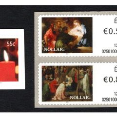 2012 Ireland Christmas Commemorative Stamps Mint Never Hinged