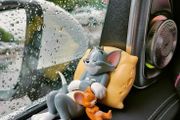 Cartoon Decoration Tom Cat Jerry Mouse Cat Ornament Cute Desk Decorations Adorable Figurines Toy Figures Car Home Decoration