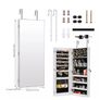 Wall Mounted Mirror Makeup Organizer with Drawer Image 6