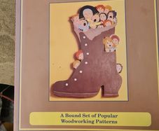 347 Woodworking Paterns. A Bound Set Of Popular Woodworking Patterns.. Large Volume Paperback In Good Condition.