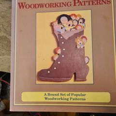 347 Woodworking Paterns. A Bound Set Of Popular Woodworking Patterns.. Large Volume Paperback In Good Condition.
