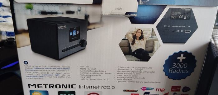 Internet Radio WiFi Dab with adapter Brand New Working perfectly