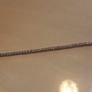 Stunning white gold claw set tennis bracelet, 47 round brilliant cut diamonds, 8g, D18 free reg post Image 3