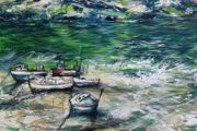 Sleeping Vessels at Murrisk, Low Tide (2024)